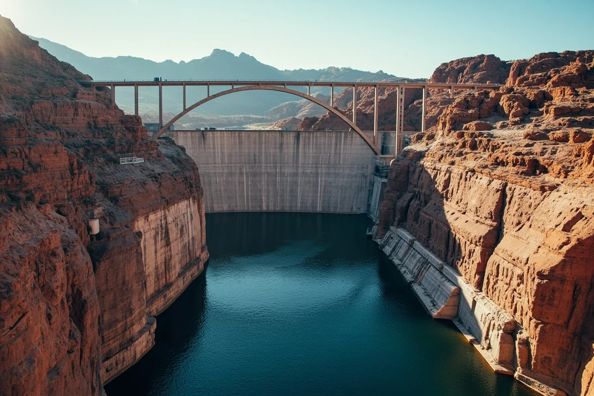 SKQ Dam, formerly Kerr Dam, on the Flathead River near Polson, Montana