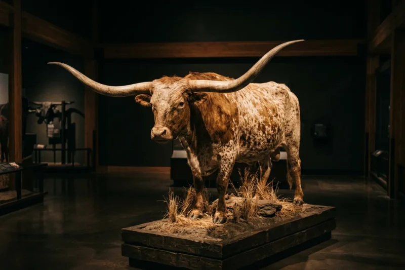 taxidermy mount of steer montana the world s large 1 - O'Fallon Historical Museum, Baker: Home of Steer Montana