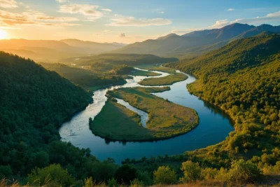 the flathead river winding through a wide braided 1 - Flathead River Montana: The Complete Guide
