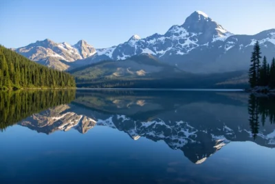 two medicine lake in glacier national park with si 1 - Two Medicine Lake, Montana: Glacier's Quiet Corner Guide